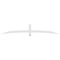 Ekena Millwork Bellingham Architectural Grade PVC Gable Bracket, 108"W x 18"H x 2"D x 4"F, 4/12 Pitch GBP108X18X0204BEL00 - alternate 4